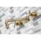 Kingston Brass KS6023ZX Wall Mount Tub Faucet, Antique Brass KS6023ZX - alternate 2